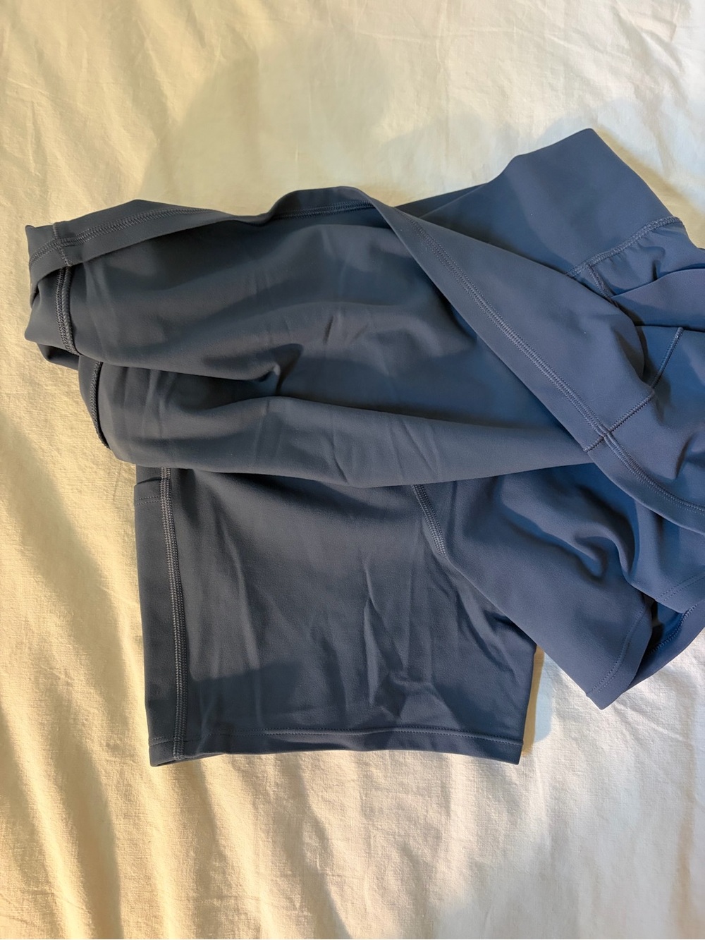 Athleta Salutation Stash Pocket 14.5" Skort M Slate Blue Medium - Picture 3 of 4